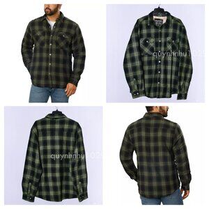 Grizzly Mountain  Men's Flannel Shirt Jacket